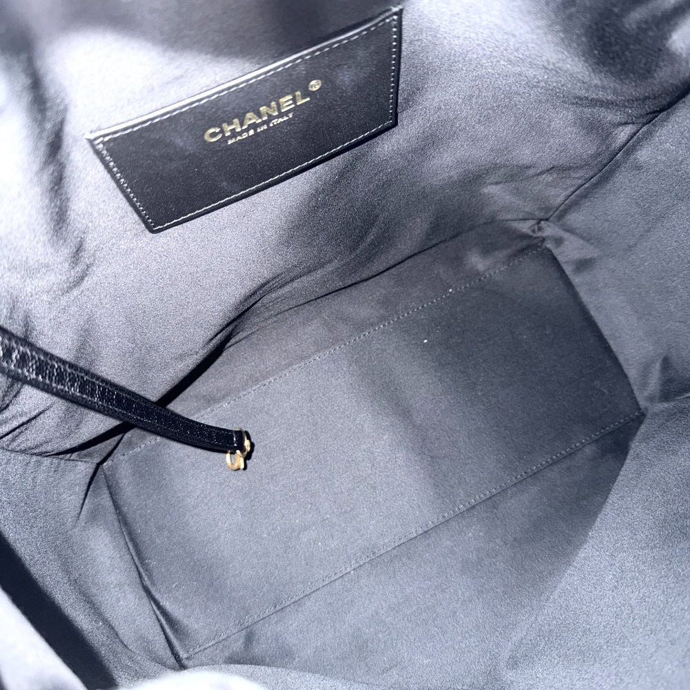 CHANEL シャネル ショルダーバッグ シャネル25 ミディアム ハンドバッグ ココマーク チェーンショルダー CHANEL25 キャビアスキン ブラック 黒 ゴールド金具 レディース【中古品】