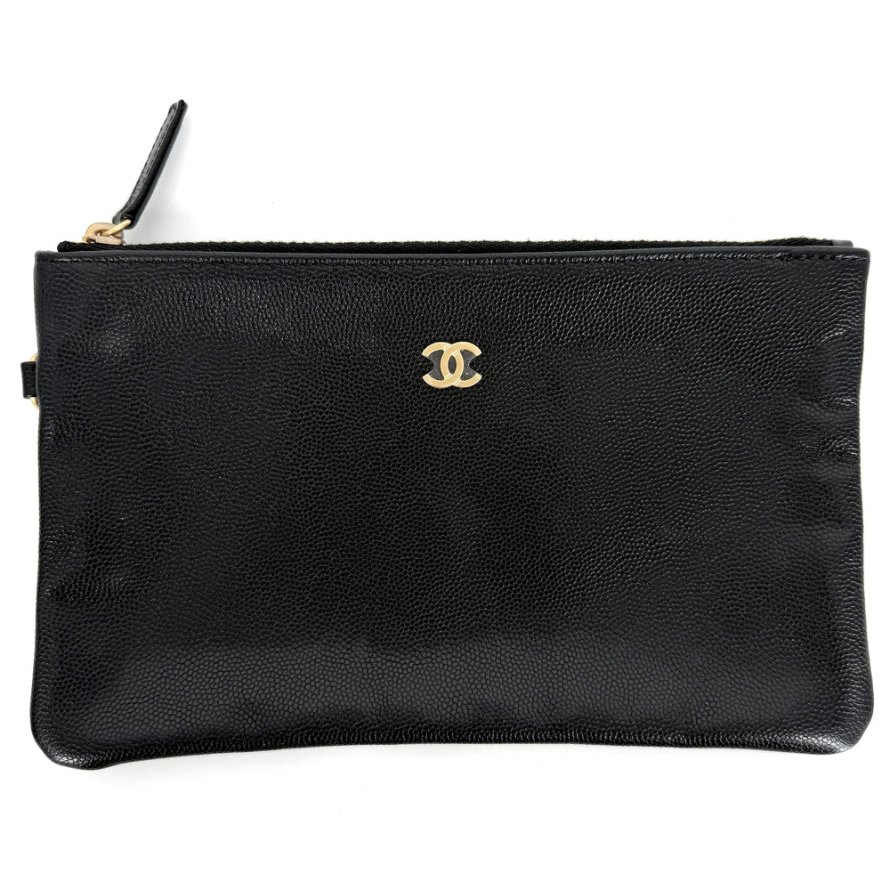 CHANEL シャネル ショルダーバッグ シャネル25 ミディアム ハンドバッグ ココマーク チェーンショルダー CHANEL25 キャビアスキン ブラック 黒 ゴールド金具 レディース【中古品】