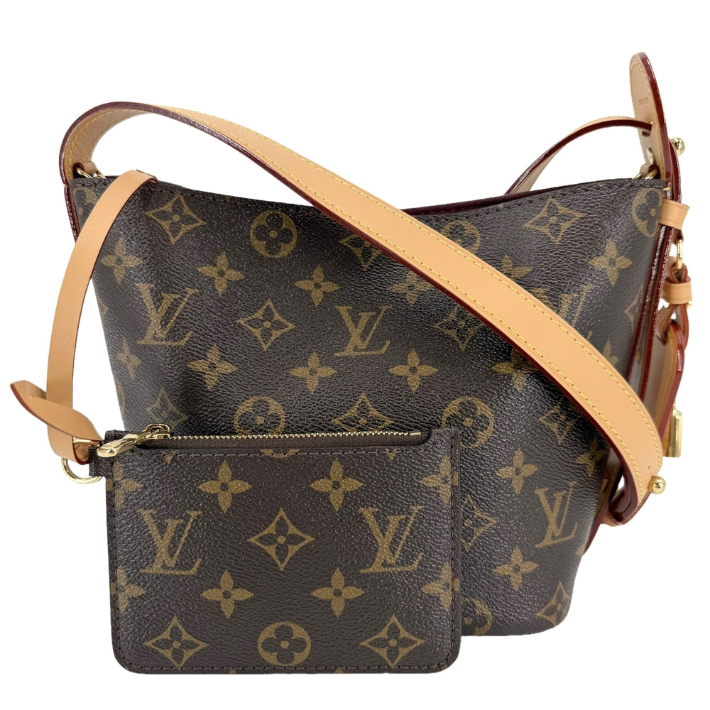 LOUIS VUITTON ルイヴィトン 2WAY モノグラム オール･イン BB バケットバッグ ショルダーバッグ ハンドバッグ M12925 ブラウン 茶 ゴールド金具 レディース【中古品】