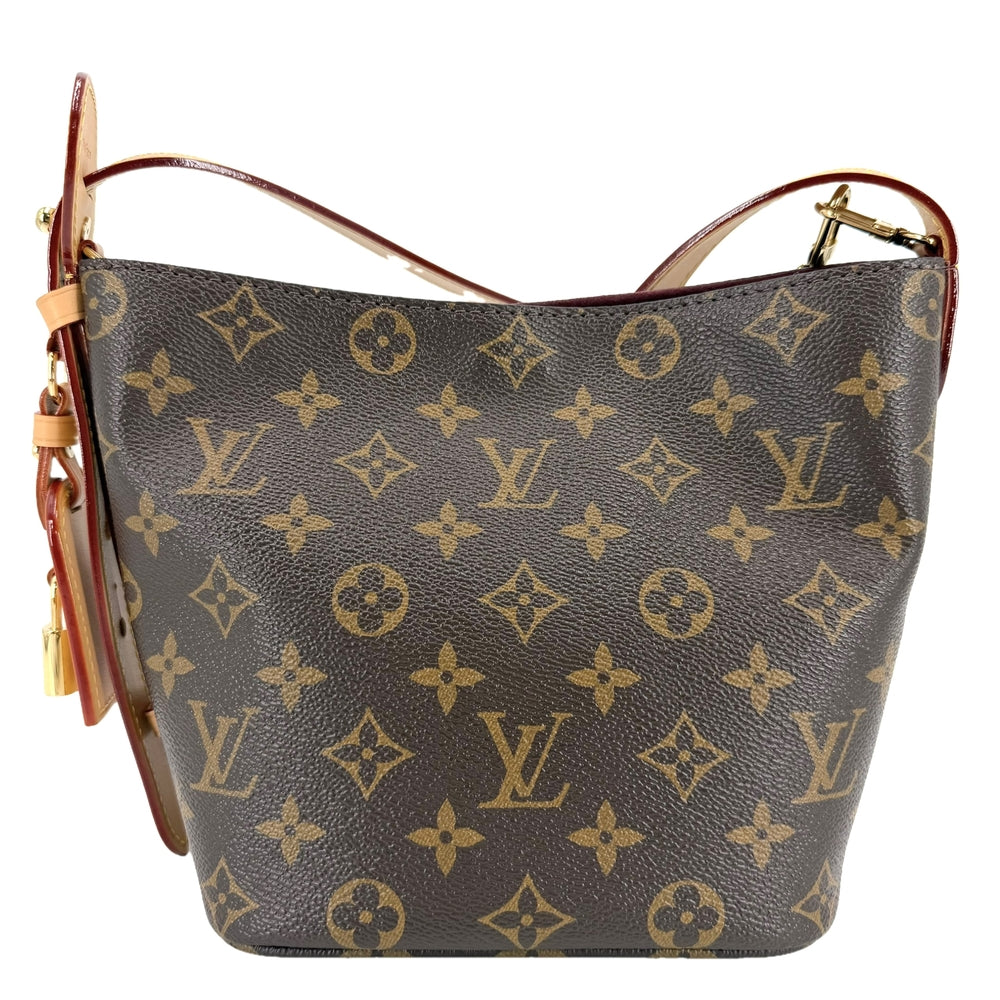 LOUIS VUITTON ルイヴィトン 2WAY モノグラム オール･イン BB バケットバッグ ショルダーバッグ ハンドバッグ M12925 ブラウン 茶 ゴールド金具 レディース【中古品】