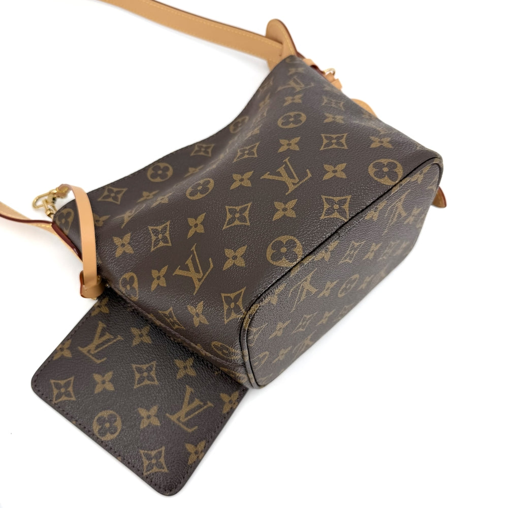 LOUIS VUITTON ルイヴィトン 2WAY モノグラム オール･イン BB バケットバッグ ショルダーバッグ ハンドバッグ M12925 ブラウン 茶 ゴールド金具 レディース【中古品】