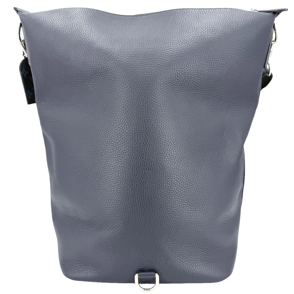 LOUIS VUITTON ルイヴィトン ショルダーバッグ イーストサイドダッフル M53438 トリヨンレザー ネイビー 紺 シルバー金具 メンズ【中古品】