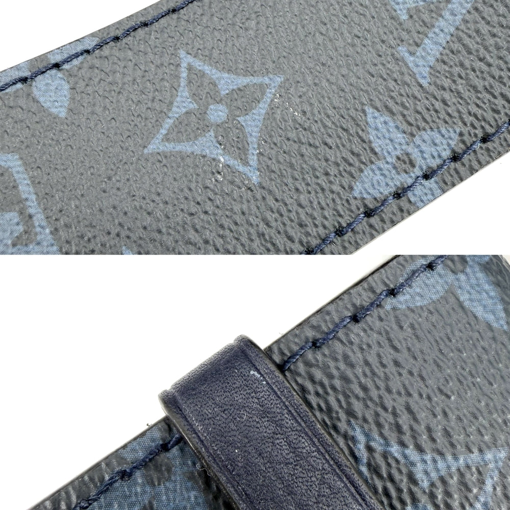 LOUIS VUITTON ルイヴィトン ショルダーバッグ イーストサイドダッフル M53438 トリヨンレザー ネイビー 紺 シルバー金具 メンズ【中古品】