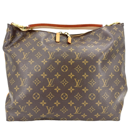LOUIS VUITTON ルイヴィトン ハンドバッグ シュリMM M40587 モノグラムキャンバス ブラウン 茶 ゴールド金具 レディース【中古品】