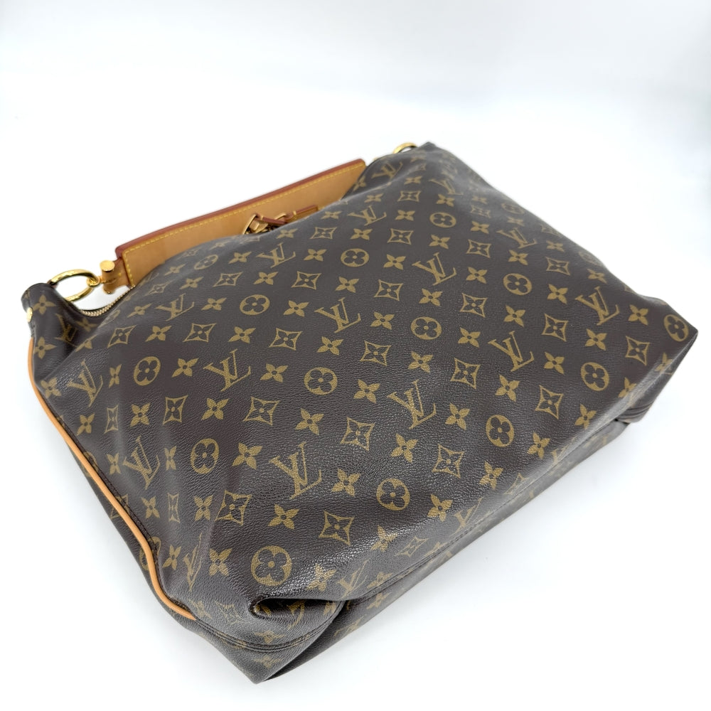 LOUIS VUITTON ルイヴィトン ハンドバッグ シュリMM M40587 モノグラムキャンバス ブラウン 茶 ゴールド金具 レディース【中古品】