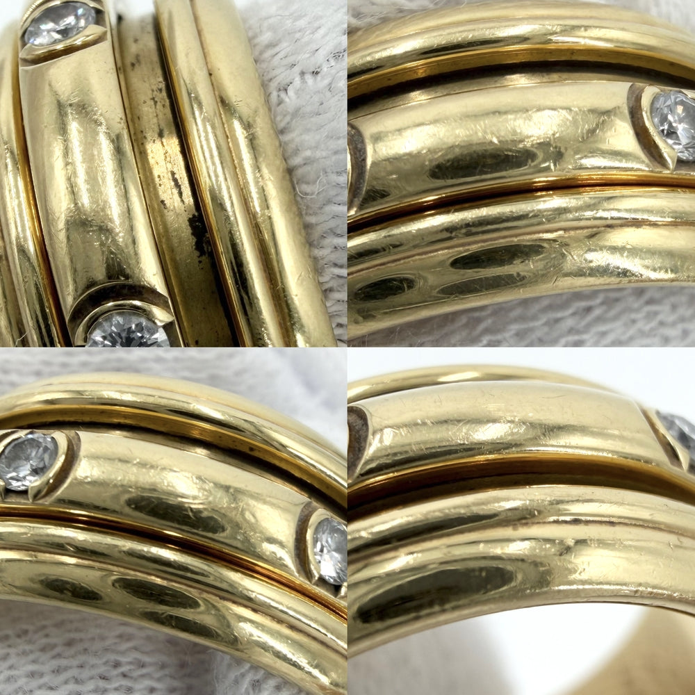 PIAGET ピアジェ 指輪 ポセションリング ジュエリー アクセサリー Au750 18金YG K18イエローゴールド ダイヤモンド 約14号 ゴールド レディース 約13.5g【中古品】