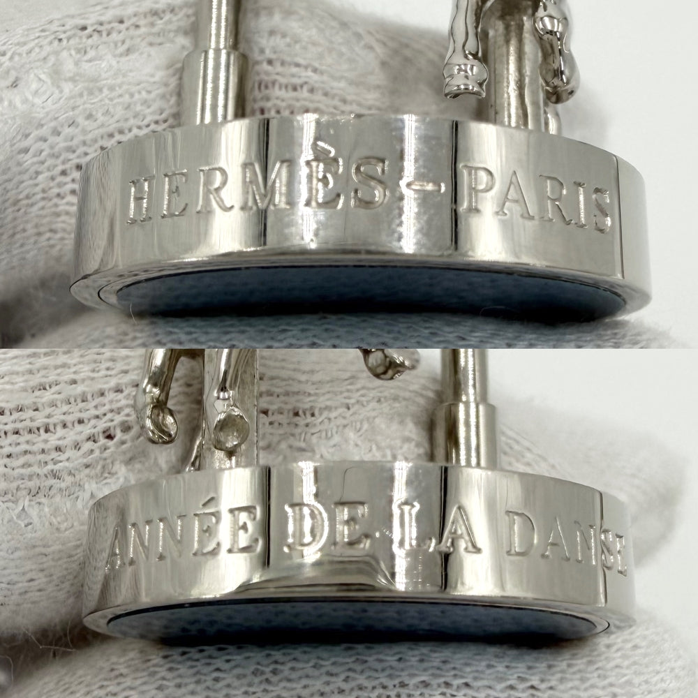 HERMES エルメス キーホルダー カデナ チャーム ペガサス ユニセックス 約28.3g【中古品】