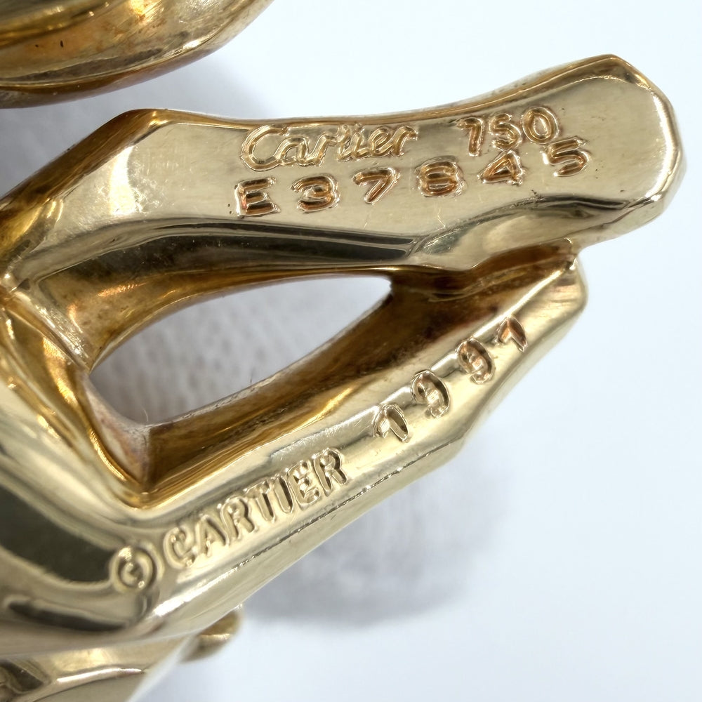 CARTIER カルティエ ペンダントトップ パンサー ジュエリー アクセサリー パンテール Au750 18金 K18イエローゴールド レディース 約21.5g【中古品】