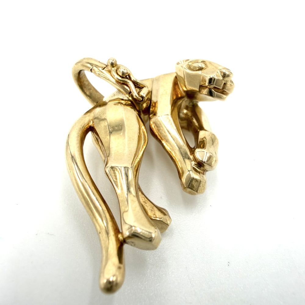 CARTIER カルティエ ペンダントトップ パンサー ジュエリー アクセサリー パンテール Au750 18金 K18イエローゴールド レディース 約21.5g【中古品】