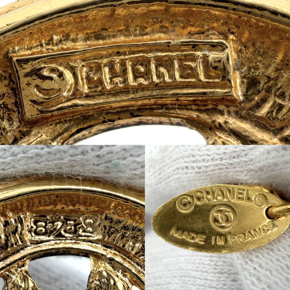 CHANEL シャネル ネックレス ラウンド ココマーク ヴィンテージ アクセサリー GP レディース 約21.2g【中古品】