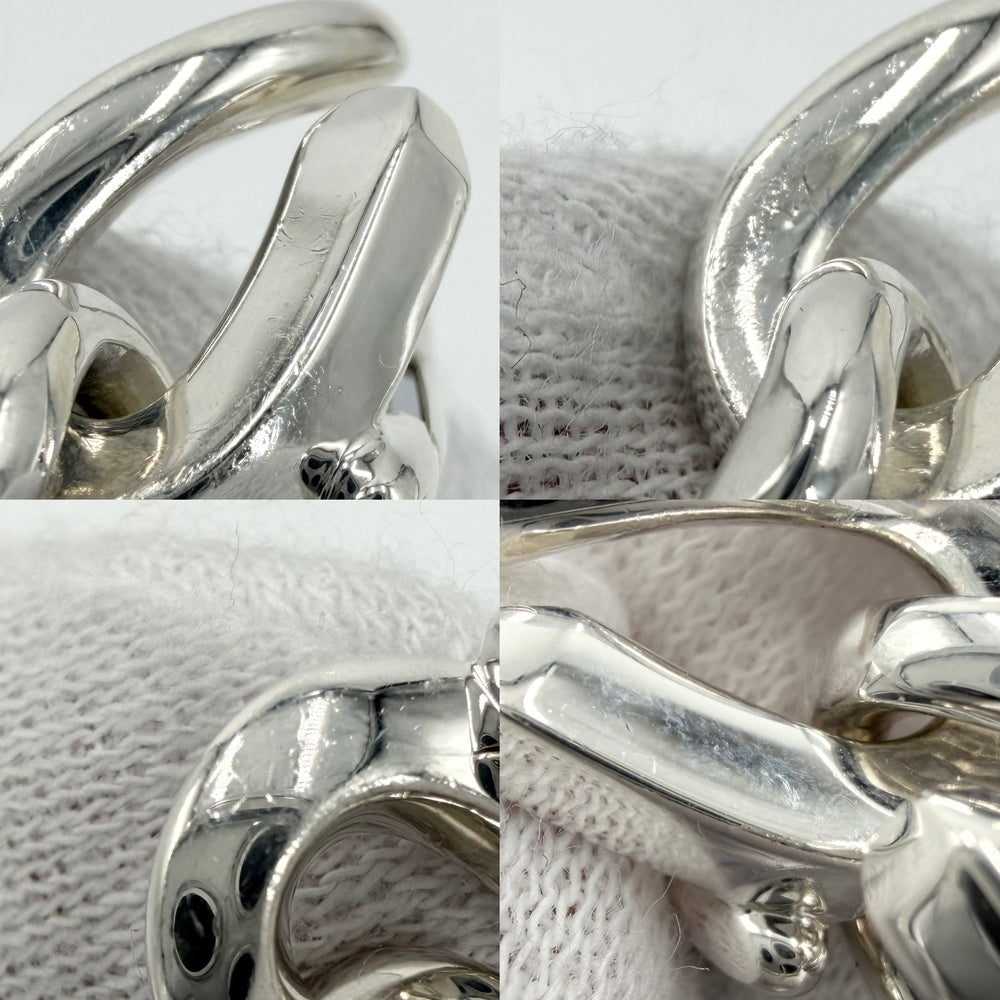 TIFFANY&Co. ティファニー ピアス フォージ ドロップリンク アクセサリー シルバー925 レディース 約20.7g【中古品】