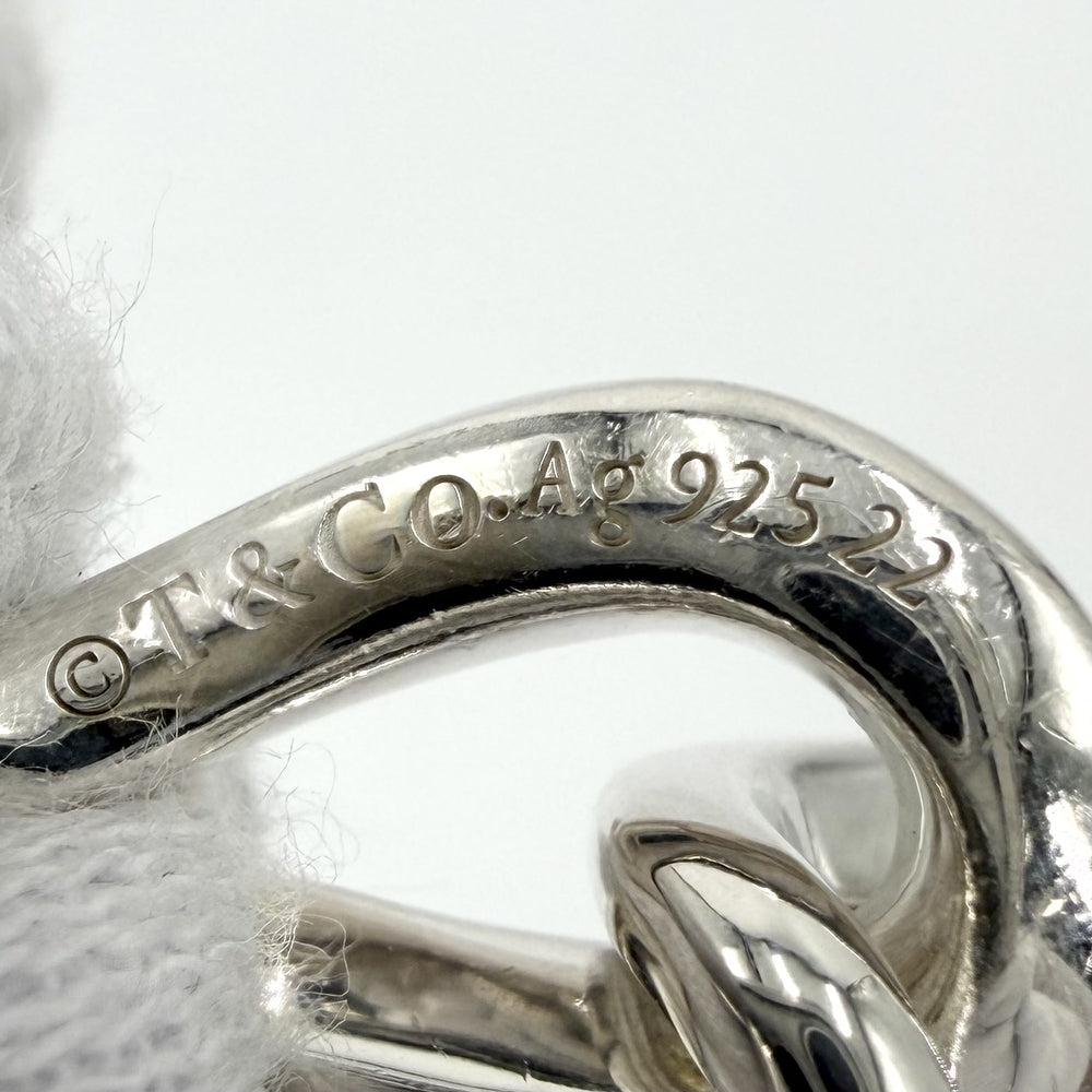 TIFFANY&Co. ティファニー ピアス フォージ ドロップリンク アクセサリー シルバー925 レディース 約20.7g【中古品】