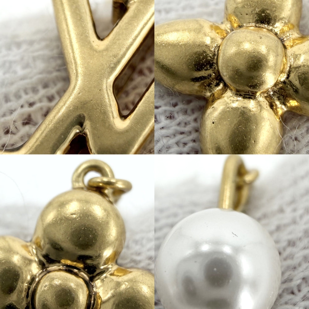 LOUIS VUITTON ルイヴィトン ネックレス ルイザ モノグラムフラワー アクセサリー M01610 レディース 約15.8g【中古品】