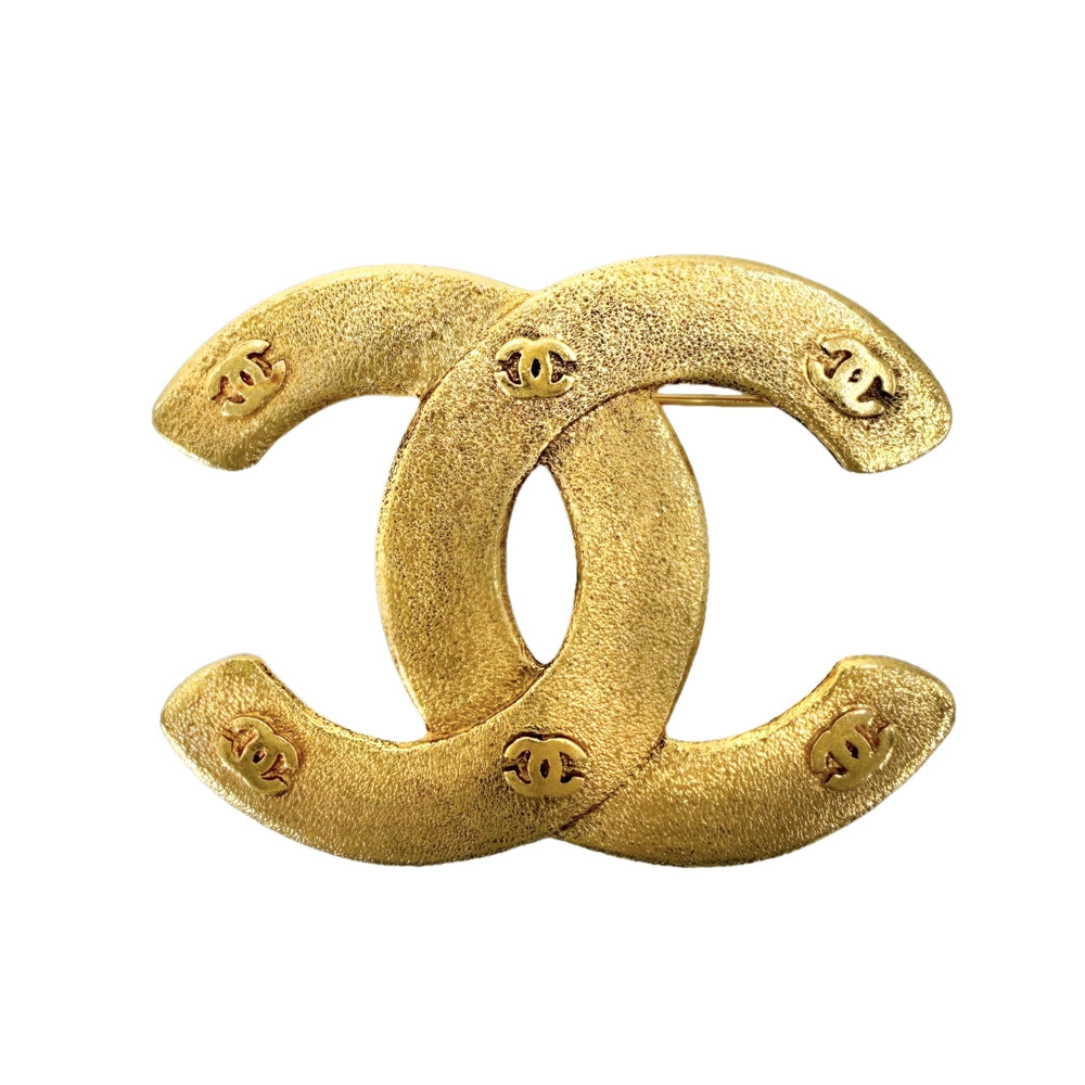 CHANEL シャネル ブローチ ココマーク アクセサリー GP 29 ゴールド レディース 約21.8g 1994年【中古品】