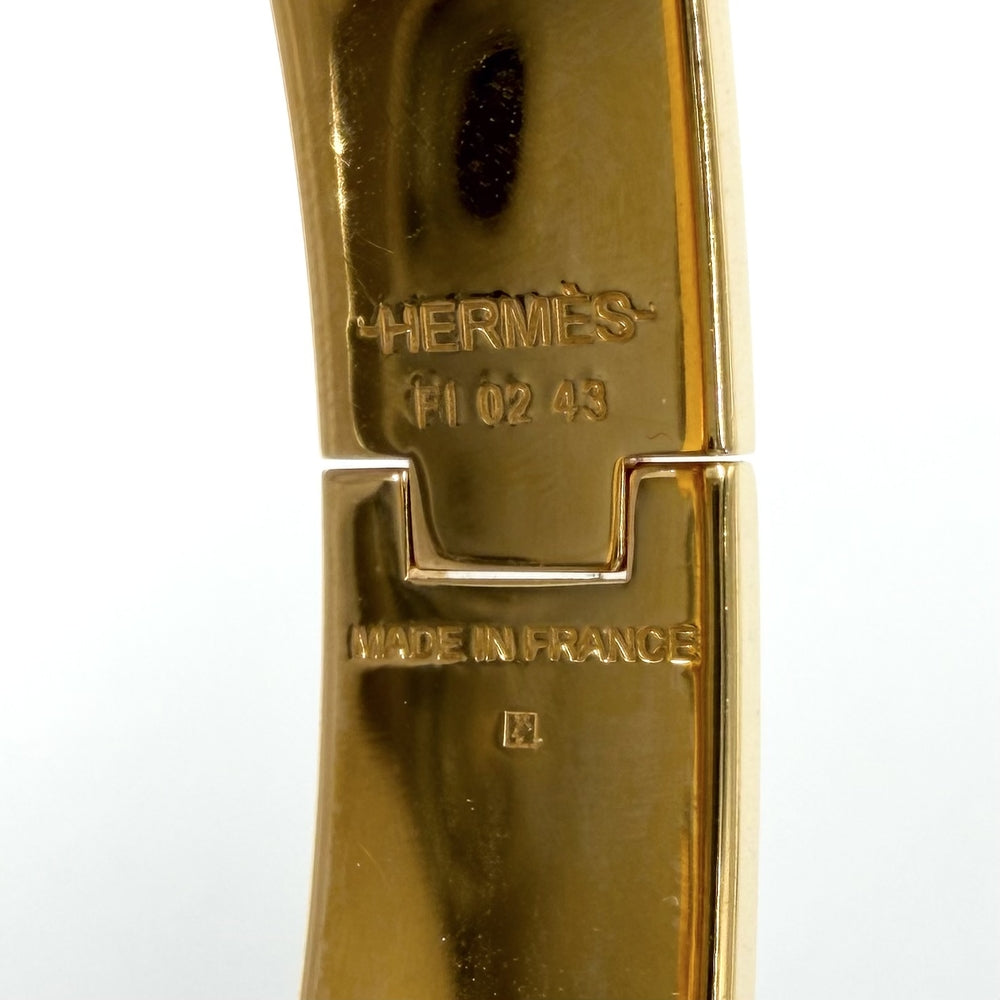 HERMES エルメス バングル クリックH エナメルブレスレット アクセサリー 小物 レディース 約36.8g【中古品】