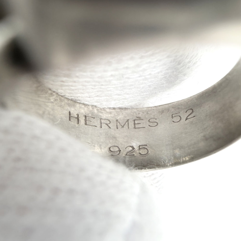 HERMES エルメス 指輪 メドール アクセサリー ジュエリー ヴィンテージ 52サイズ 約12号 レディース 約8.4g【中古品】