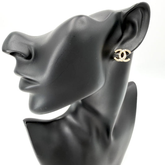 CHANEL シャネル ピアス ココマーク アクセサリー A17K レディース 約2.8g 2017年【中古品】