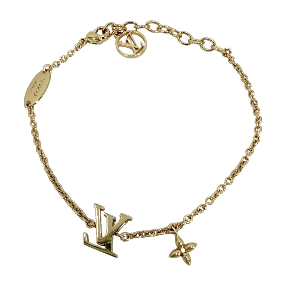 LOUIS VUITTON ルイヴィトン ブレスレット モノグラムフラワー ブレスレット・LV アイコニック アクセサリー M00587 レディース 約3.6g【中古品】