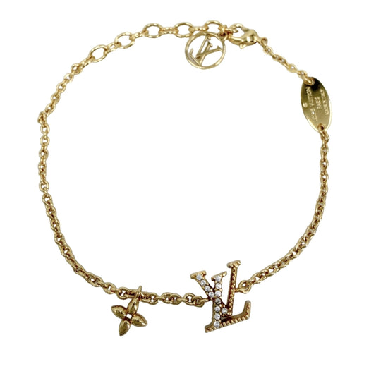 LOUIS VUITTON ルイヴィトン ブレスレット モノグラムフラワー ブレスレット・LV アイコニック アクセサリー M00587 レディース 約3.6g【中古品】