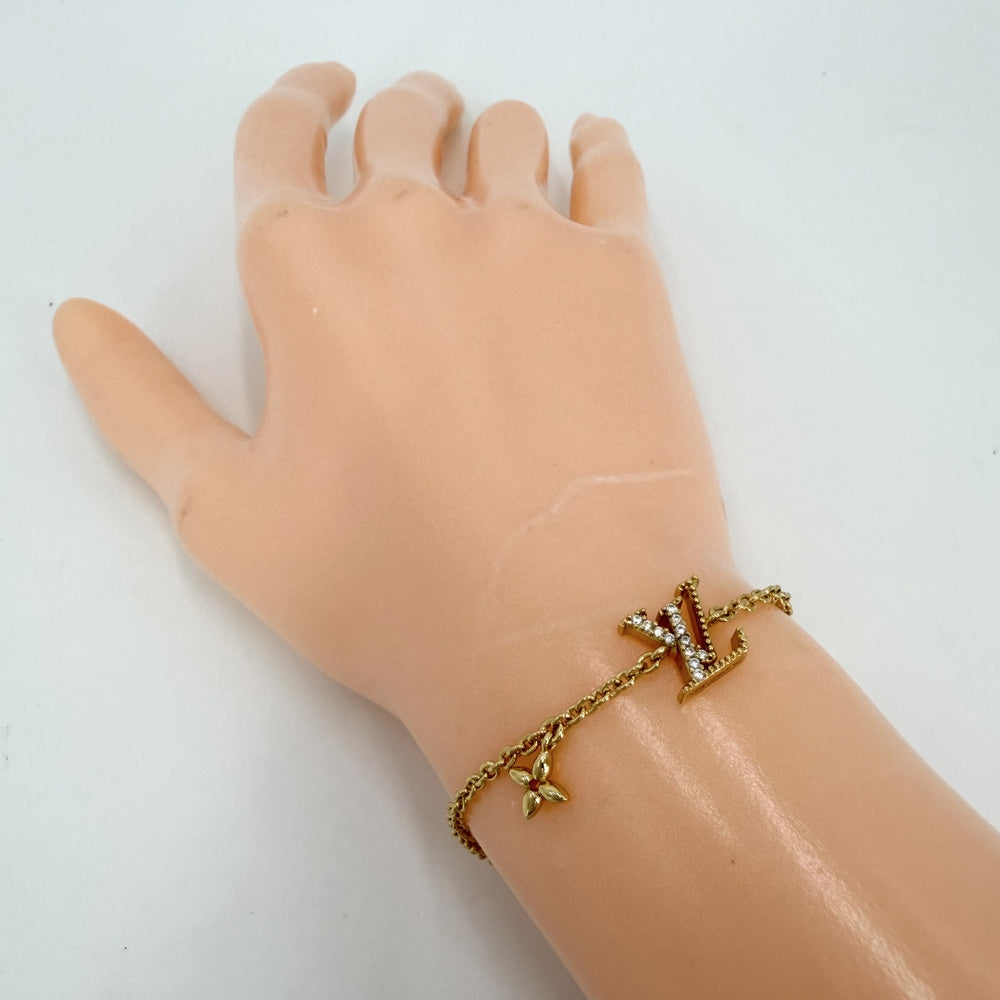 LOUIS VUITTON ルイヴィトン ブレスレット モノグラムフラワー ブレスレット・LV アイコニック アクセサリー M00587 レディース 約3.6g【中古品】