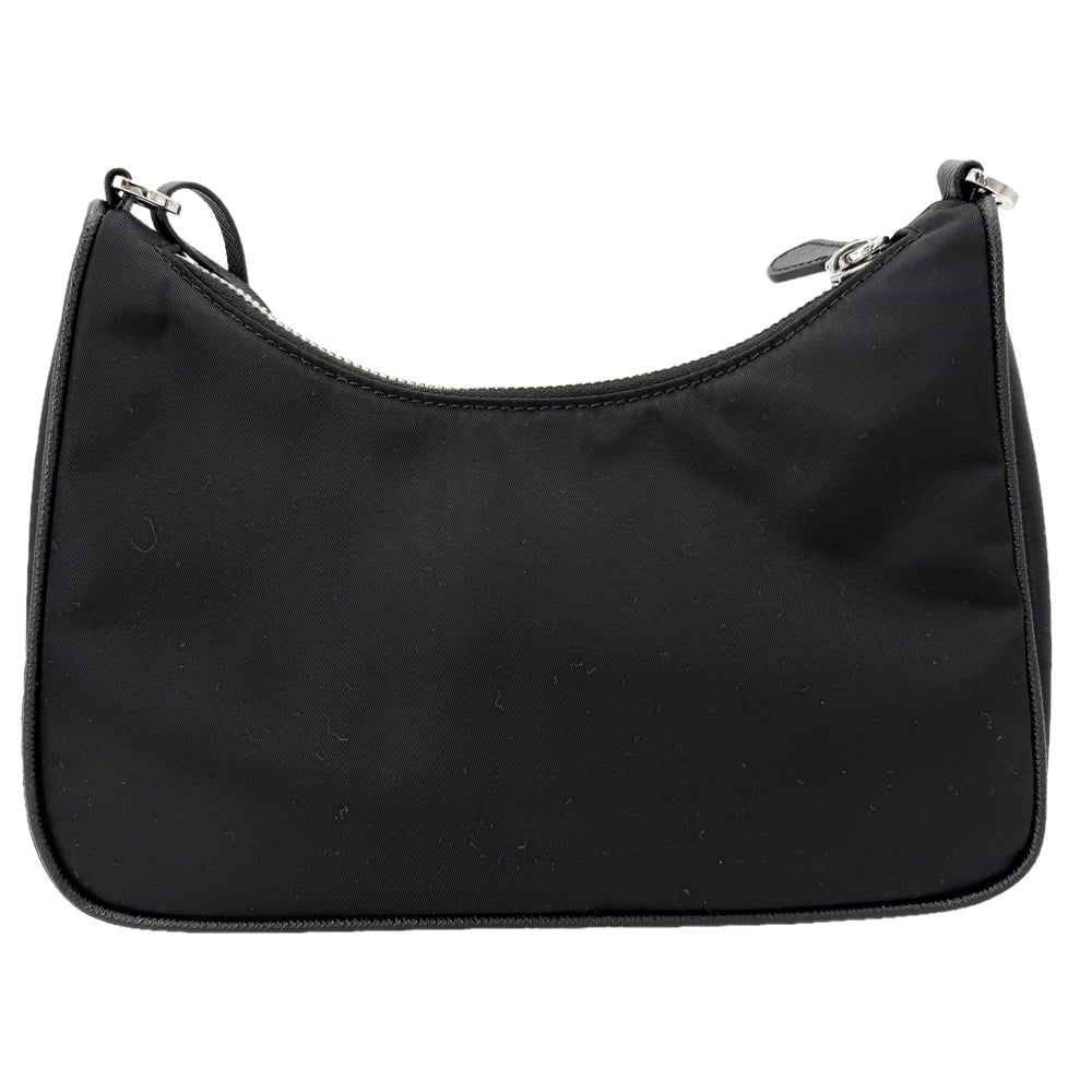 PRADA プラダ ショルダーバッグ Re-Edition 2005 Re-Nylon 1BH204 ナイロン ブラック 黒 シルバー金具 レディース【中古品】