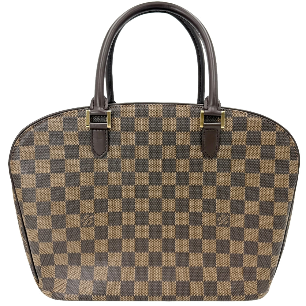 LOUIS VUITTON ルイヴィトン ハンドバッグ ダミエ サリアオリゾンタル Sarria Horizontal N51282 ダミエキャンバス ブラウン 茶 ゴールド金具 レディース【中古品】