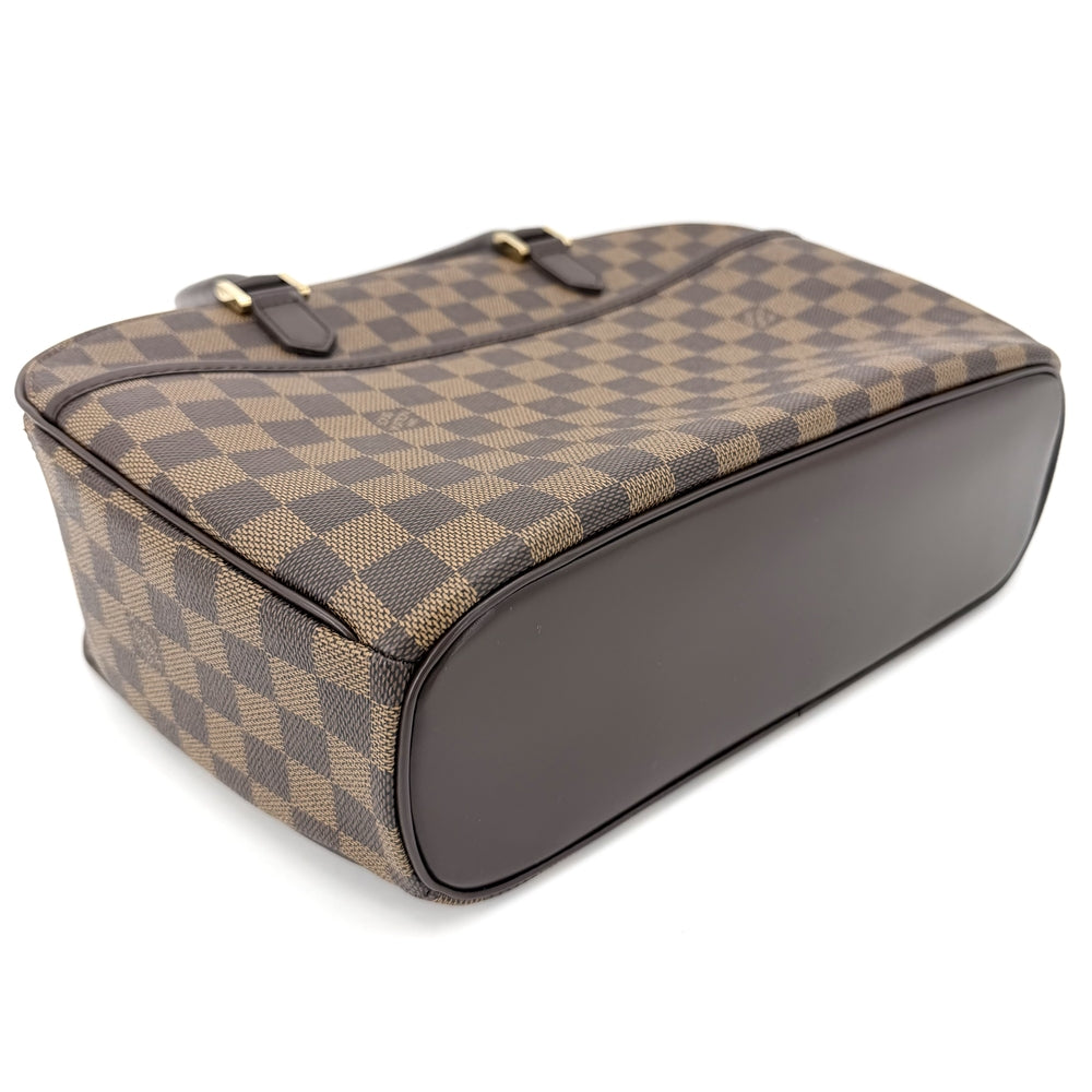 LOUIS VUITTON ルイヴィトン ハンドバッグ ダミエ サリアオリゾンタル Sarria Horizontal N51282 ダミエキャンバス ブラウン 茶 ゴールド金具 レディース【中古品】