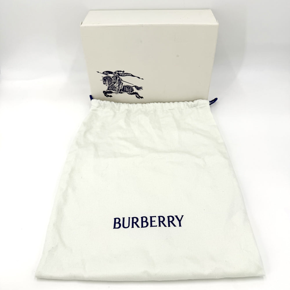 BURBERRY バーバリー ショルダーバッグ フォンバッグ ポリエステル ベージュ シルバー金具 メンズ【中古品】