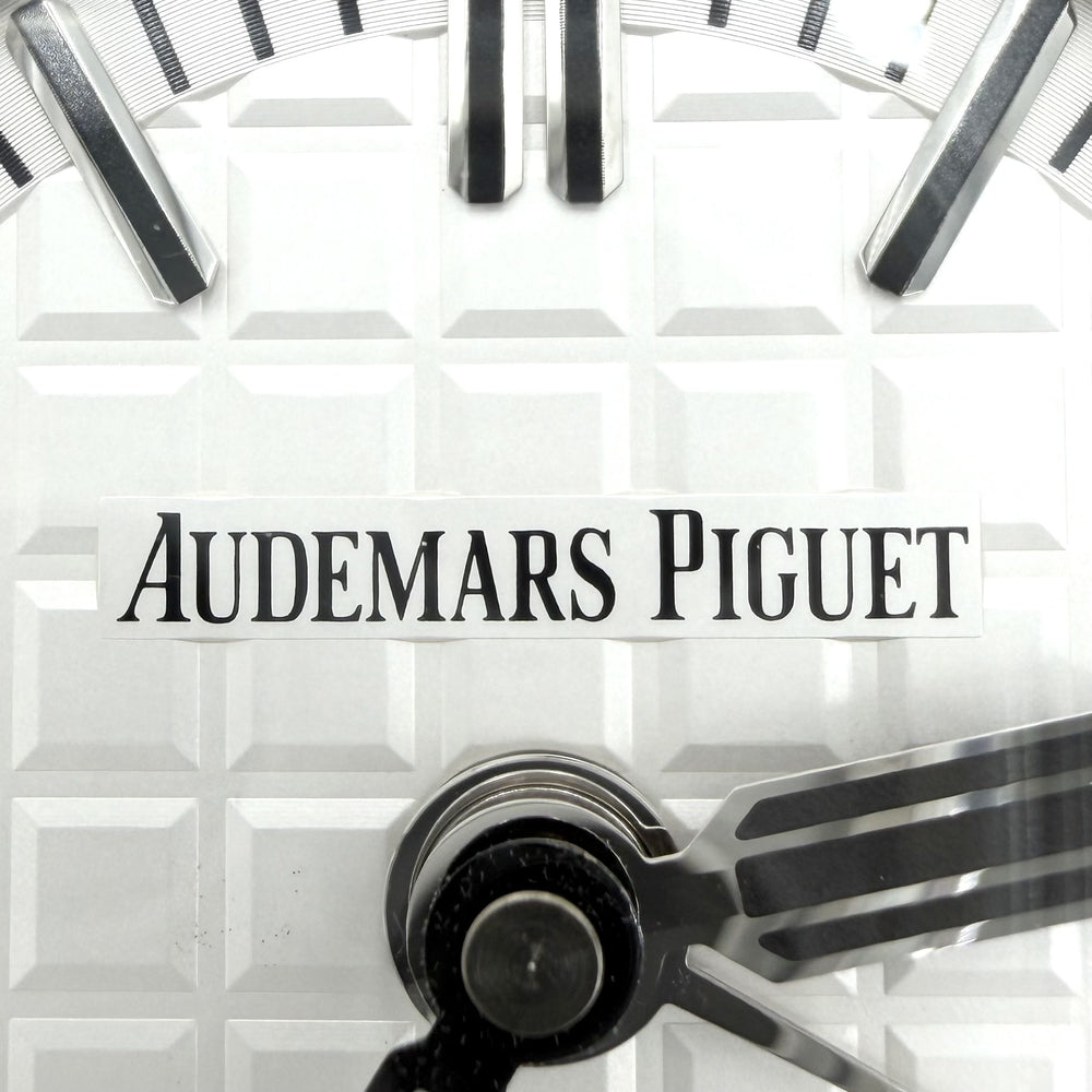 AUDEMARS PIGUET オーデマ・ピゲ 雑貨 不動 ロイヤルオーク オフショア ダイバー テーブルクロック 置き時計 ステンレススチール ホワイト 白 シルバー シルバー金具 ユニセックス【中古品】