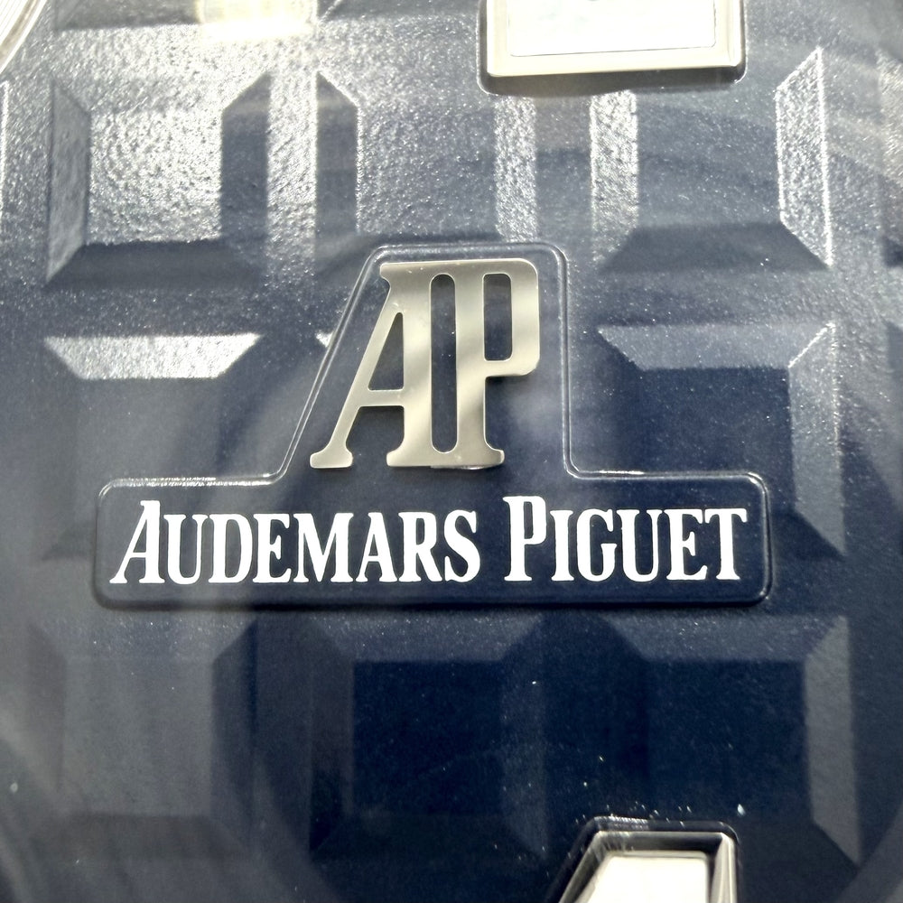 AUDEMARS PIGUET オーデマ・ピゲ 雑貨 ロイヤルオーク オフショア クロノグラフ テーブルクロック 置き時計 ステンレススチール ネイビー 紺 シルバー シルバー金具 ユニセックス【中古品】
