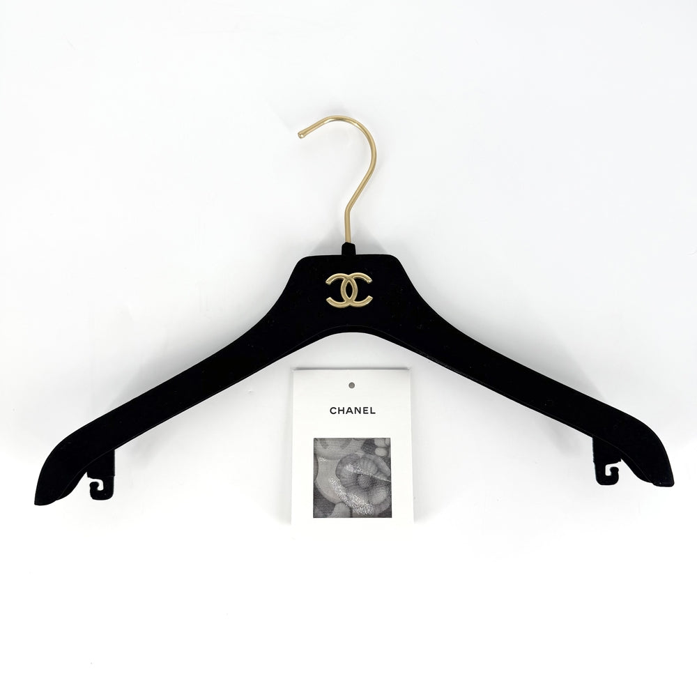 CHANEL シャネル タンクトップ 猫 ハンドサイン トップス ノースリーブ アパレル 服 34 シルバー ゴールド 春 夏 シルク ポリエステル レディース【中古品】