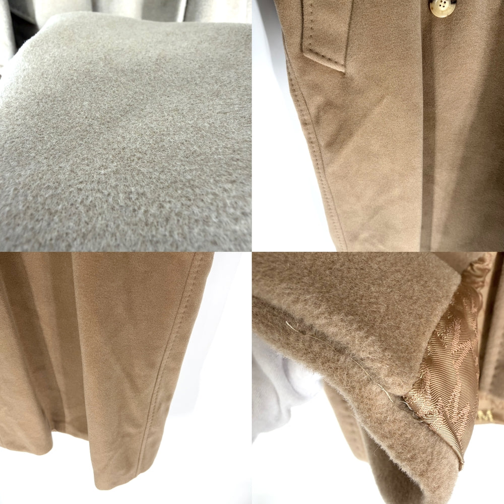 MAX MARA マックスマーラ コート アイコンコート オーバーサイズ アパレル 服 ブラウン 茶 34 101801 キャメル 秋 冬 ウール カシミヤ レディース【中古品】