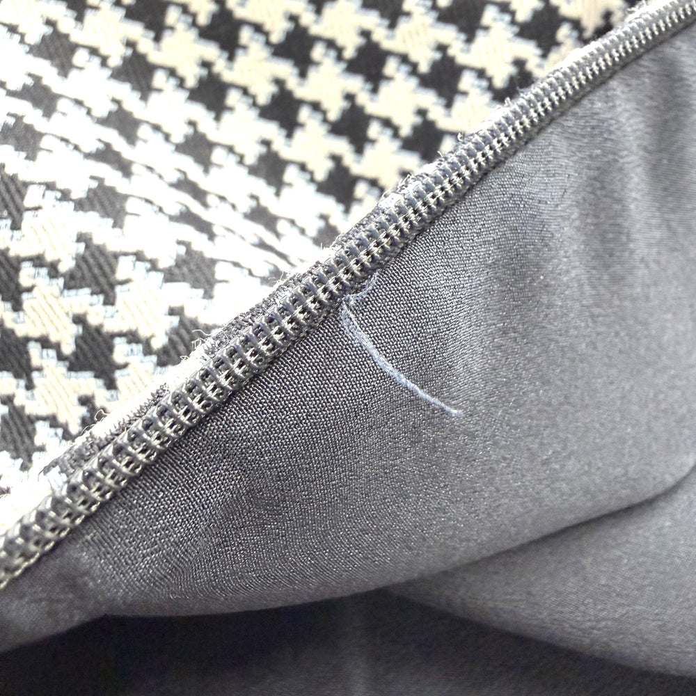 Christian Dior クリスチャンディオール ワンピース タンクドレス 千鳥柄 服 アパレル 34 411R94A1479 グレー ネイビー 紺 春 秋 ウール シルク レディース【中古品】