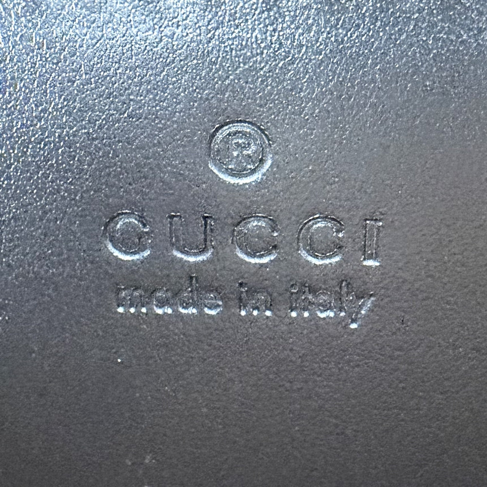 GUCCI グッチ ショルダーバッグ インターロッキングG ハート キルティング 751628 レザー ブラック 黒 ゴールド金具 レディース【中古品】