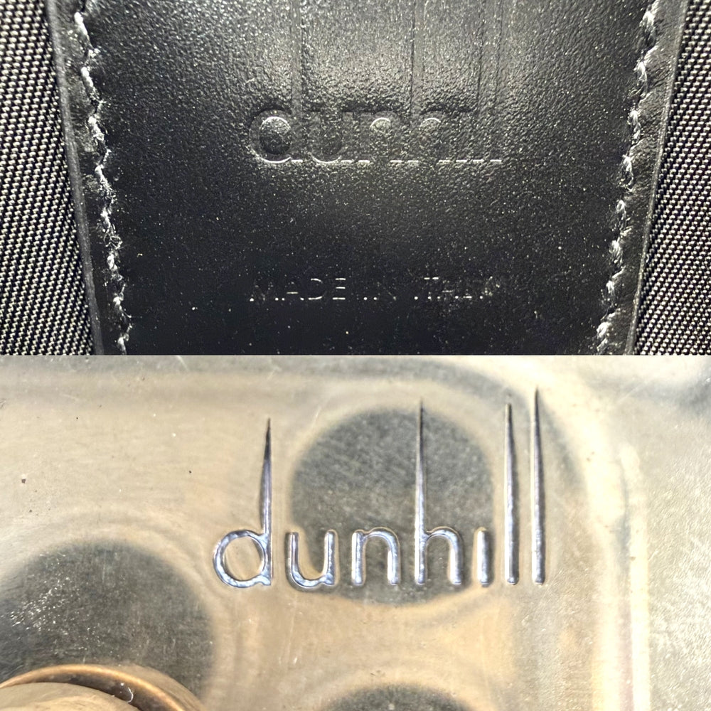 Dunhill ダンヒル ショルダーバッグ ロックバッグ レザー ブラック 黒 ゴールド金具 メンズ【中古品】