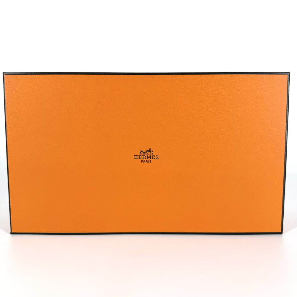 HERMES エルメス ハンドバッグ ブリッドアブラックPM ポーチ コットン ネイビー 紺 グリーン 緑 シルバー金具 レディース【中古品】