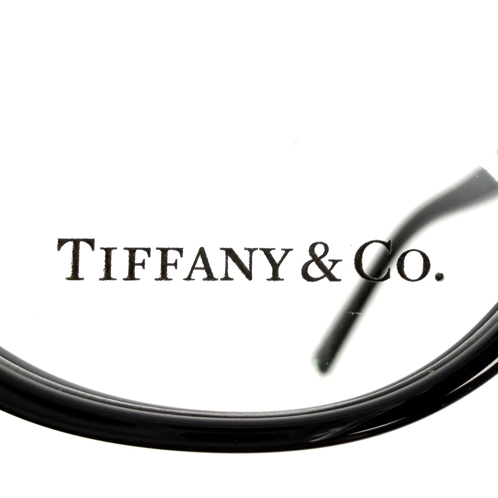 TIFFANY&Co. ティファニー サングラス ハードウェア ゲージリンク ボストン 眼鏡 アイウェア TF2273-D アセテート ブラック 黒 ゴールド金具 レディース【中古品】