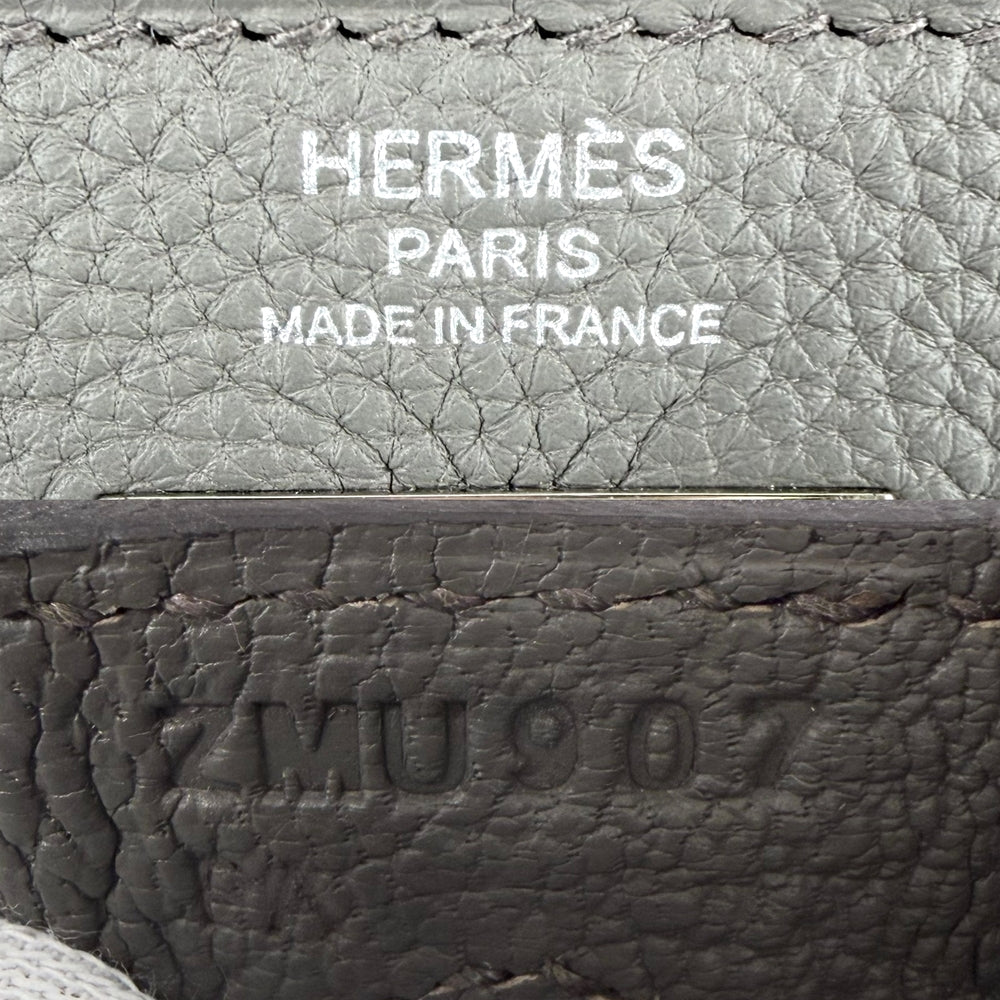 HERMES エルメス 2WAY ケリー28 内縫い ショルダーバッグ ハンドバッグ グレー Z刻印 トゴ エタン シルバー金具 レディース 2021年【中古品】