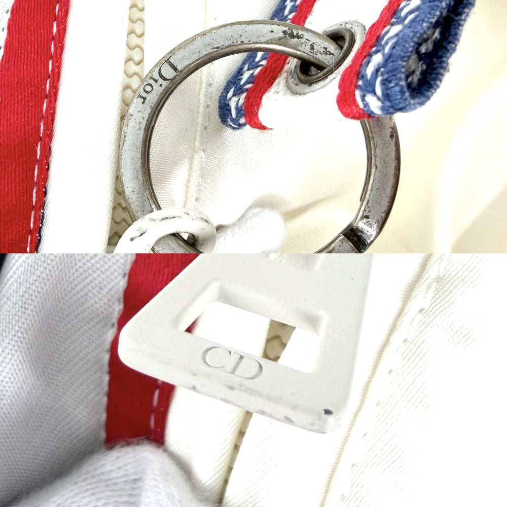 Christian Dior クリスチャンディオール スカート ロゴライン ロングスカート アパレル 34 ホワイト 白 春 夏 ポリエステル レディース【中古品】