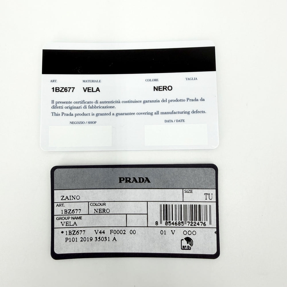 PRADA プラダ リュック トライアングルロゴ バックパック メンズ レディース 1BZ677 ナイロン ブラック 黒 シルバー金具 ユニセックス【中古品】