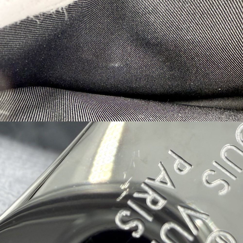 LOUIS VUITTON ルイヴィトン ショルダーバッグ モノグラムエクリプス メッセンジャー･ヴォワヤージュPM M40511 ブラック 黒 シルバー金具 メンズ【中古品】