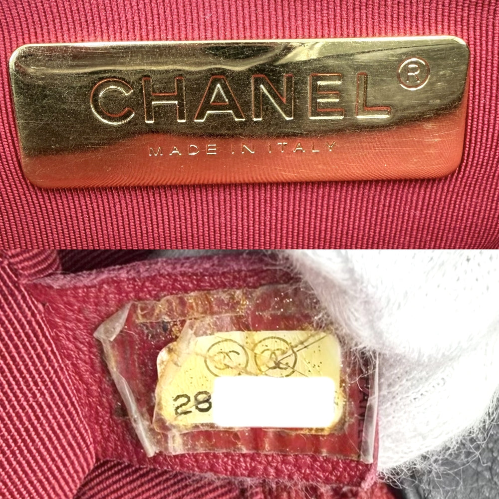 CHANEL シャネル ショルダーバッグ マトラッセ ココマーク チェーンショルダー レザー ブラック 黒 ゴールド金具 レディース【中古品】