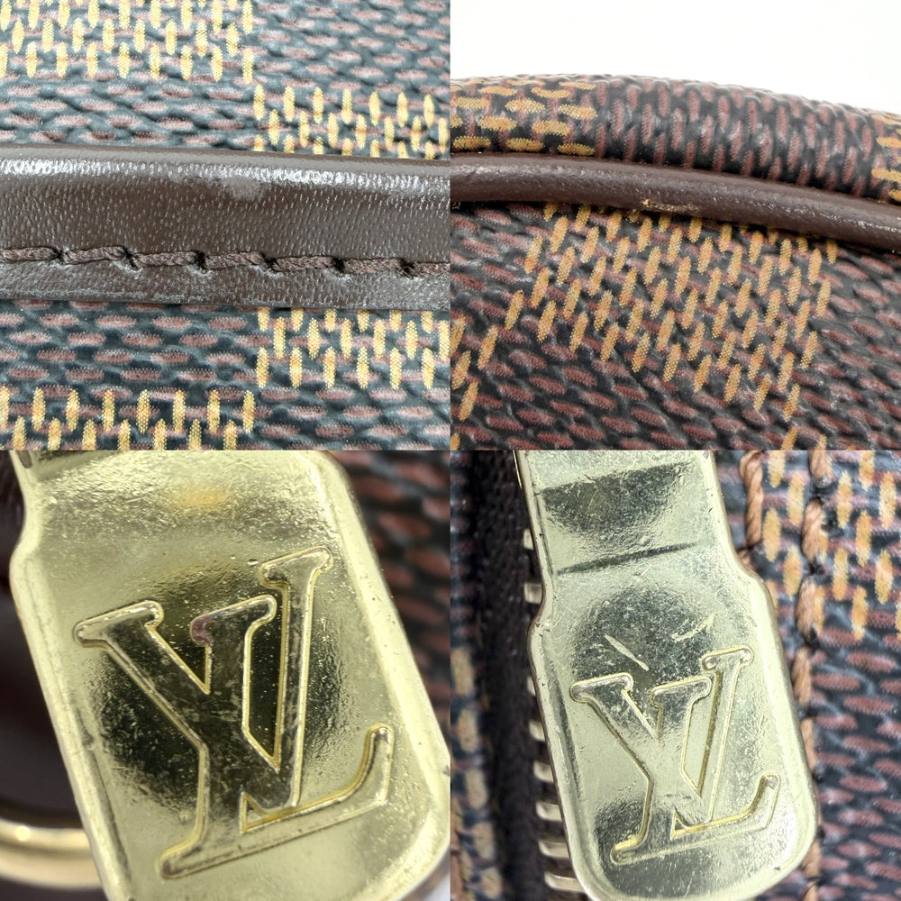 LOUIS VUITTON ルイヴィトン ショルダーバッグ ポシェットイパネマ N51296 ダミエキャンバス ブラウン 茶 ゴールド金具 レディース【中古品】