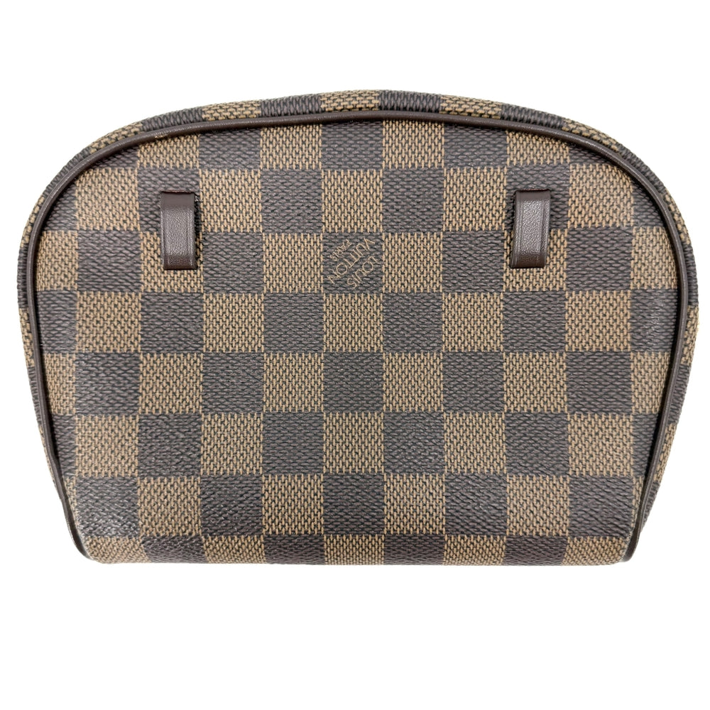 LOUIS VUITTON ルイヴィトン ショルダーバッグ ポシェットイパネマ N51296 ダミエキャンバス ブラウン 茶 ゴールド金具 レディース【中古品】