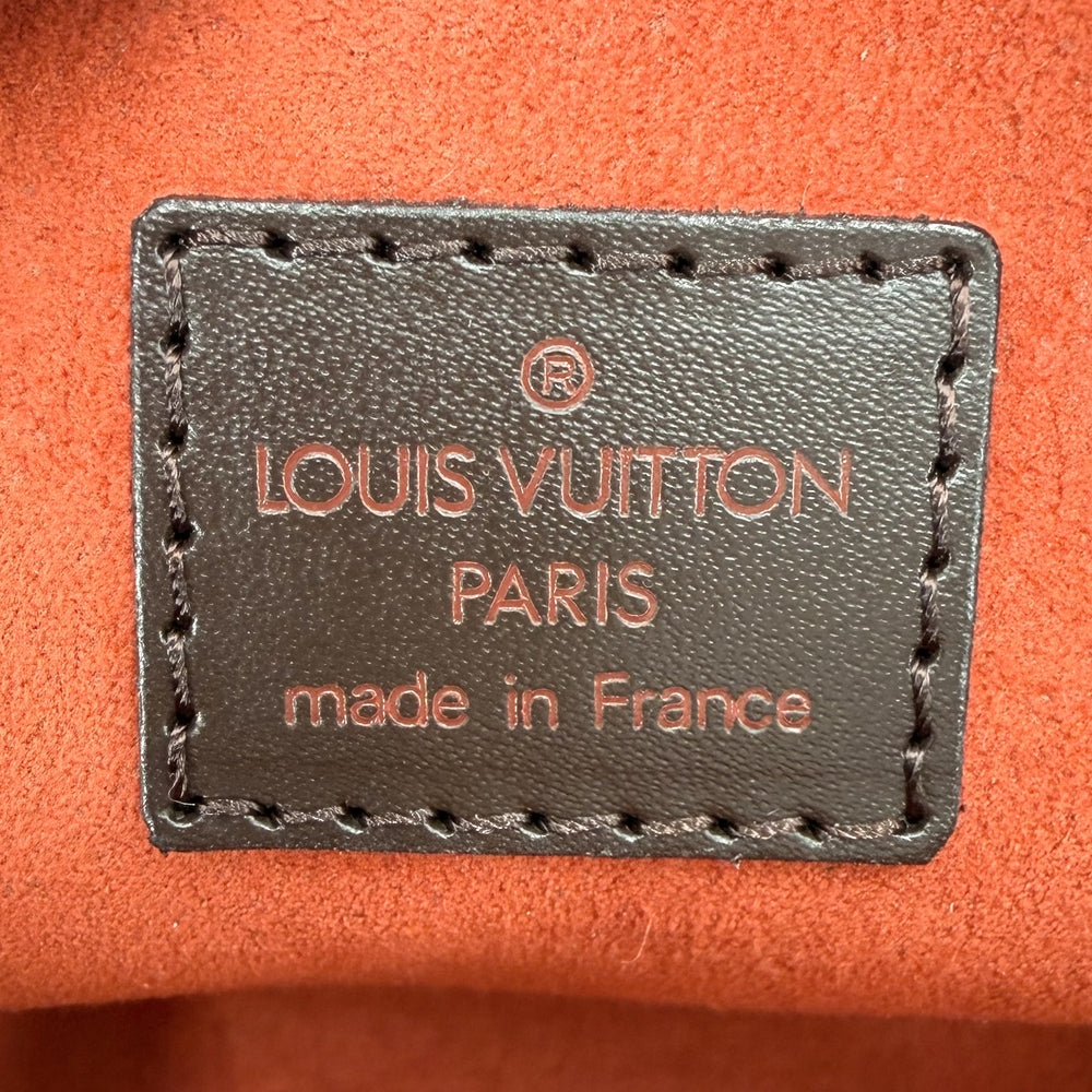 LOUIS VUITTON ルイヴィトン ショルダーバッグ ポシェットイパネマ N51296 ダミエキャンバス ブラウン 茶 ゴールド金具 レディース【中古品】