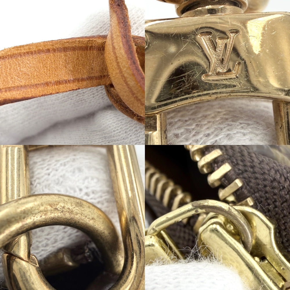 LOUIS VUITTON ルイヴィトン ハンドバッグ ポシェット アクセソワール アクセサリーポーチ M51980 モノグラムキャンバス ブラウン 茶 ゴールド金具 レディース【中古品】