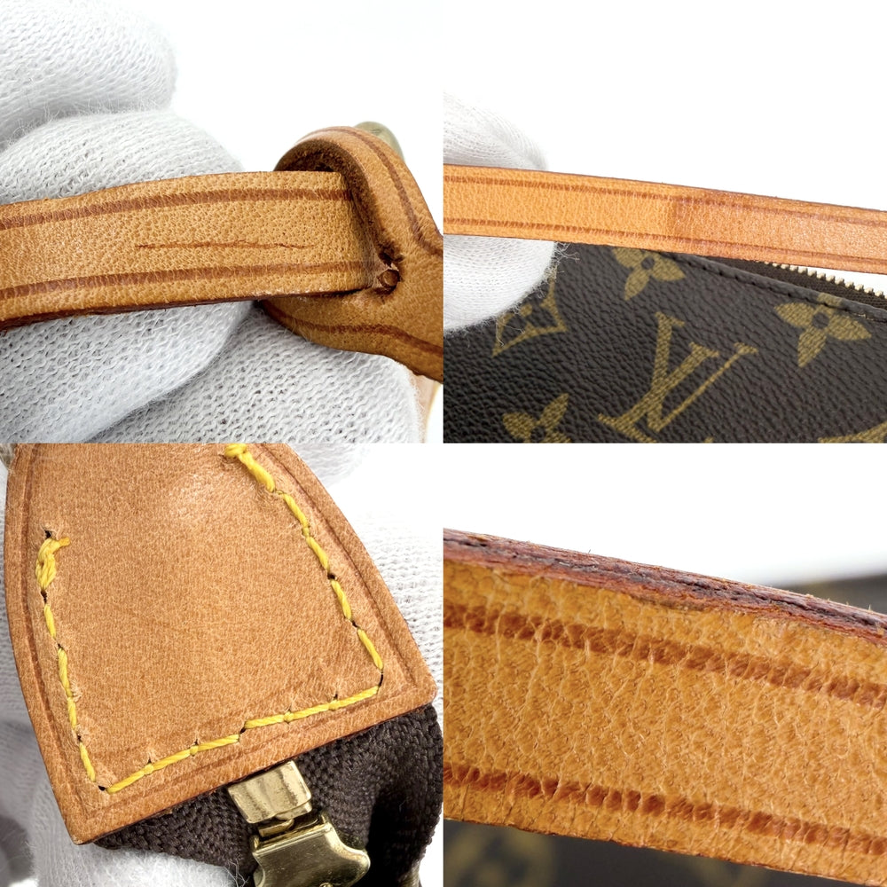 LOUIS VUITTON ルイヴィトン ハンドバッグ ポシェット アクセソワール アクセサリーポーチ M51980 モノグラムキャンバス ブラウン 茶 ゴールド金具 レディース【中古品】