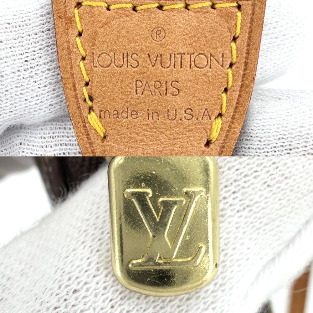 LOUIS VUITTON ルイヴィトン ハンドバッグ ポシェット アクセソワール アクセサリーポーチ M51980 モノグラムキャンバス ブラウン 茶 ゴールド金具 レディース【中古品】