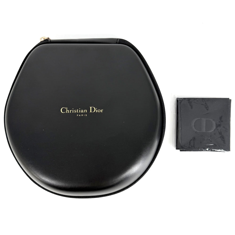 Dior ディオール サングラス VeryDior マスクサングラス アイウェア 眼鏡 カチューシャ カナージュモチーフ VERYM1UXR プラスチック ブラック 黒 ゴールド金具 レディース【中古品】