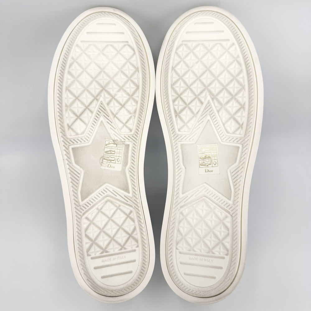 Christian Dior クリスチャンディオール スニーカー Walk'n'Dior プラットフォーム ローカット オブリーク シューズ 靴 42サイズ 厚底 ライトブルー ホワイト 白 メンズ【中古品】